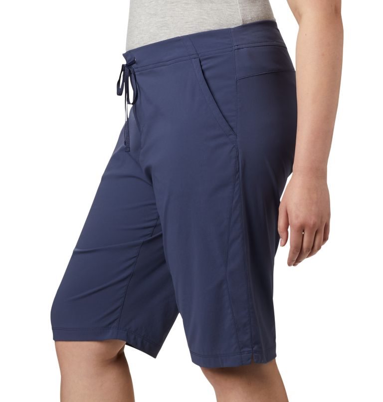 Pantaloni Scurti Columbia Anytime Outdoor Long Dama Bleumarin | Plus Size RA80AMQ7S